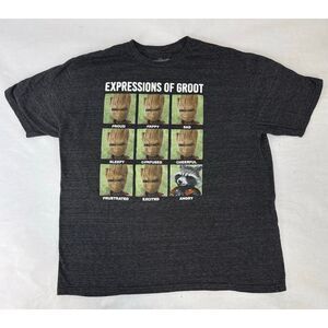 Guardians of the Galaxy Expressions of Groot Tee T-Shirt - XL
